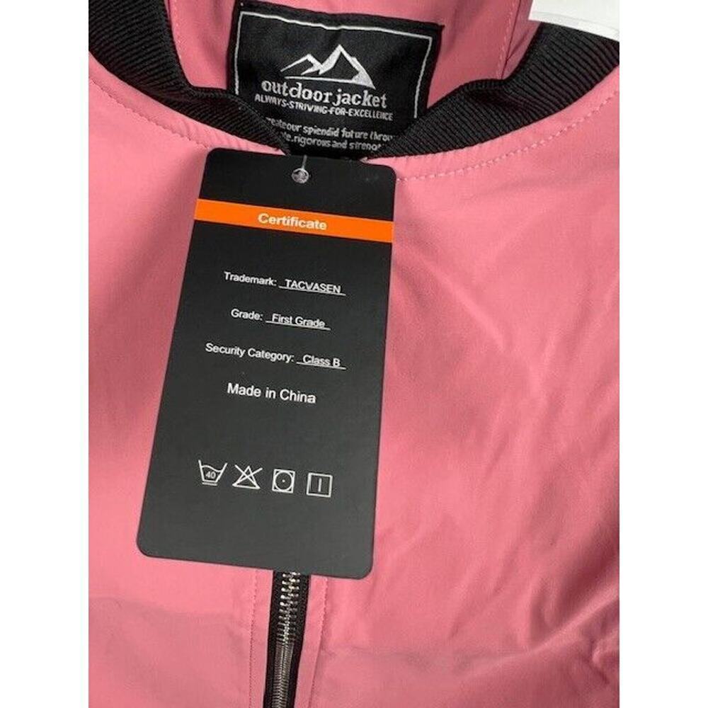 Women's Casual Bomber Jacket Lightweight Windbreaker Jackets Size M - Picture 3 of 10